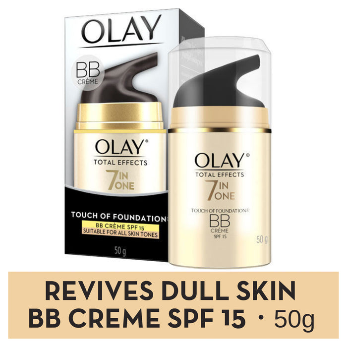Olay Total Effects 7 in 1 Touch of Foundation BB Cream SPF 15 Medium 50g