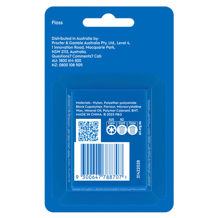 Oral-B Satin Floss Clean Dental Floss, Mint 25m 1 Pack
