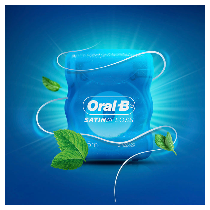 Oral-B Satin Floss Clean Dental Floss, Mint 25m 1 Pack