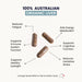 Organic Collagen Australia Organic Liver B12 Energy Support 120 Capsules.