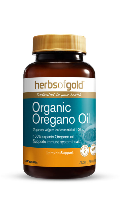 Herbs of Gold Organic Oregano Oil 60 vege caps