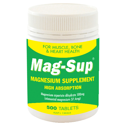 Mag-Sup 500mg 500 Tablets