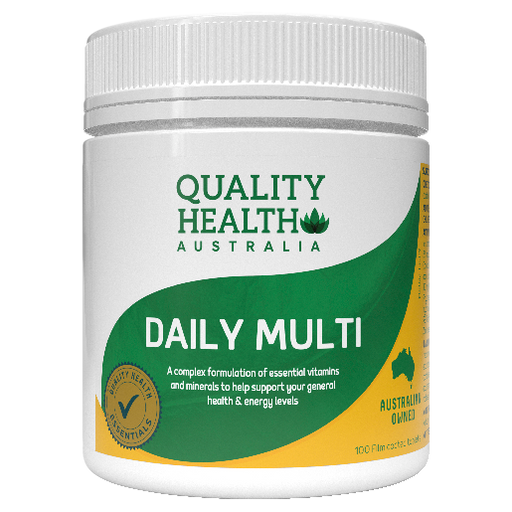 Quality Health Daily Multi 100 Tablets.