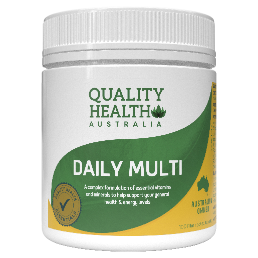 Quality Health Daily Multi 100 Tablets.