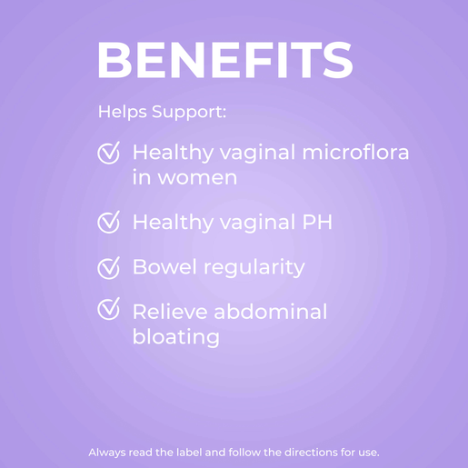 Promensil Vaginal Flora + Debloat 30 Tablets
