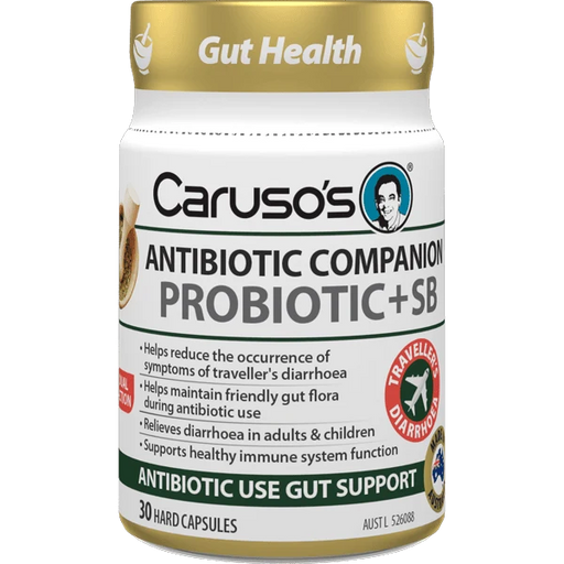 Caruso's Antibiotic Companion Probiotic + SB  30 Capsules.