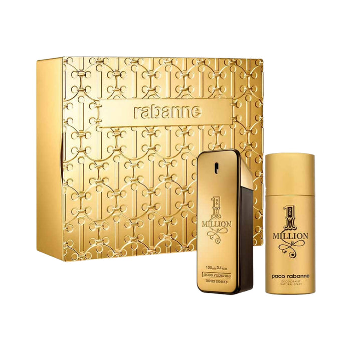 Paco Rabanne 1 Million 2 PCE Gift Set 100mL EDT & 150mL Deospray