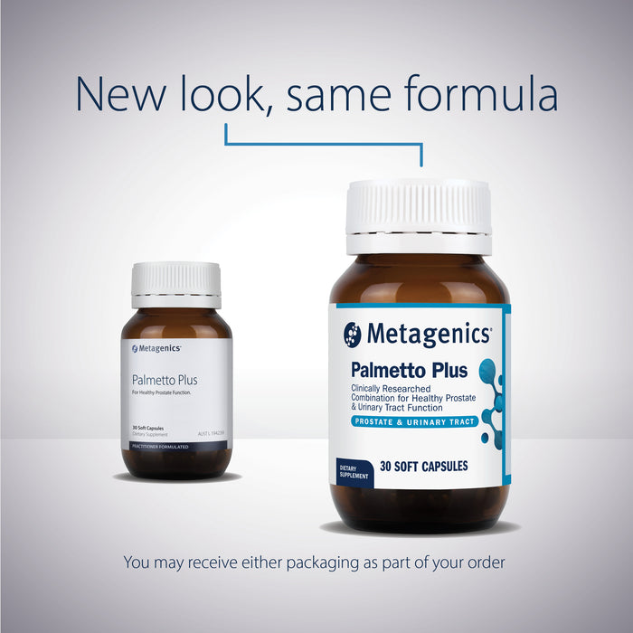Metagenics Palmetto Plus 30 Capsules.