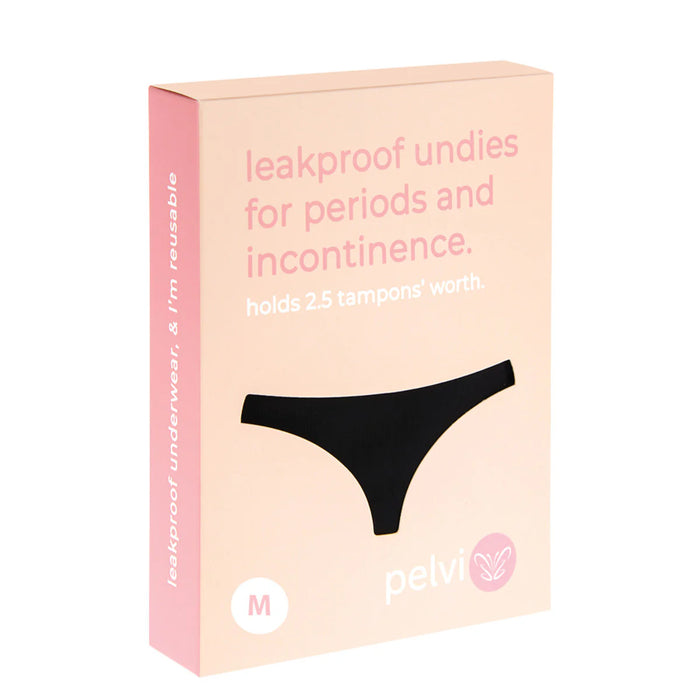 Peliv Leakproof Bikini Underwear Meduim ( Size 10-12) Black