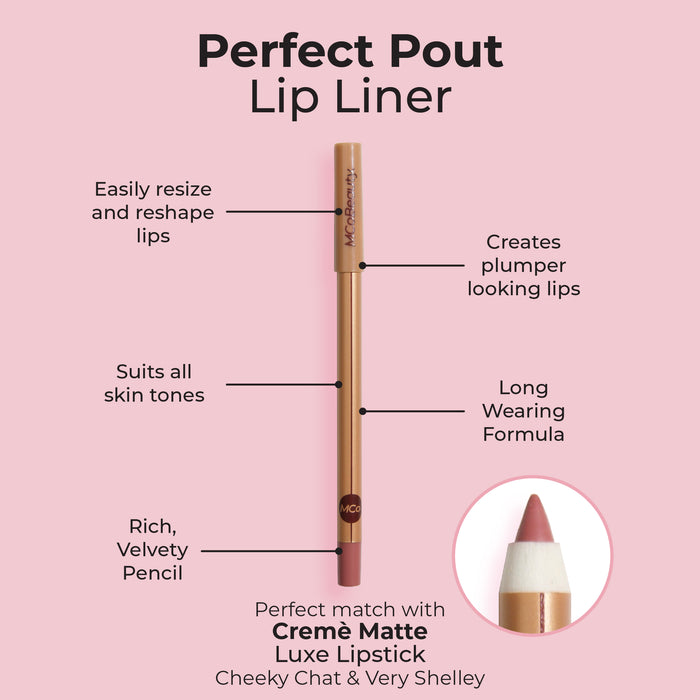 MCo Beauty Perfect Pout Lip Liner Cheeky Chat