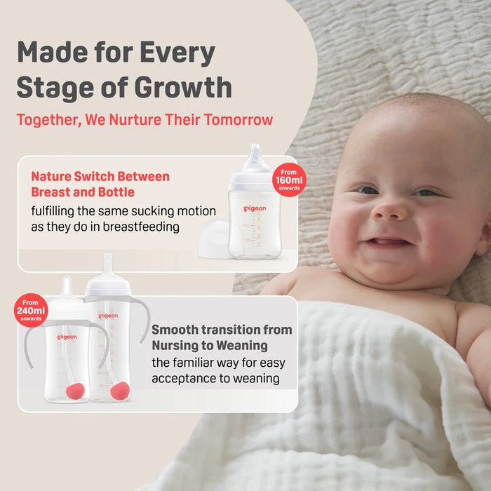 Pigeon Softouch Step Up Set Bottle Set 240ML