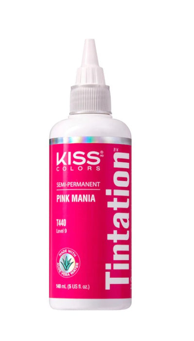 Kiss Tintation Hair Colour Pink Mania 148ml Bottle