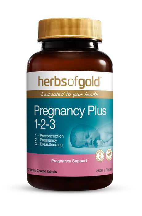 Herbs Of Gold Pregnancy Plus 1-2-3 60 Tablets