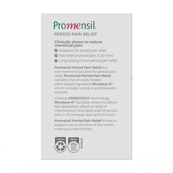 Promensil Period Pain Relief 20 Capsules