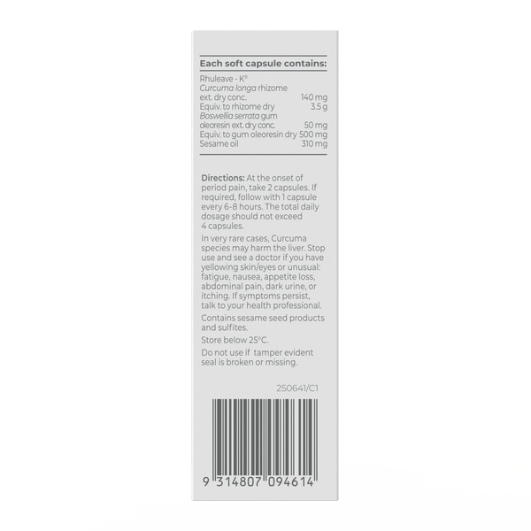 Promensil Period Pain Relief 20 Capsules