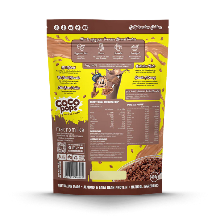 Macro Mike Kellogg's Premium Almond Protein Coco Pops Inspired 400g