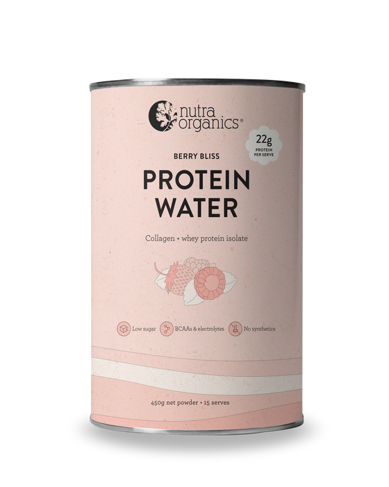 Nutra Organics Protein Water Berry Bliss 450g