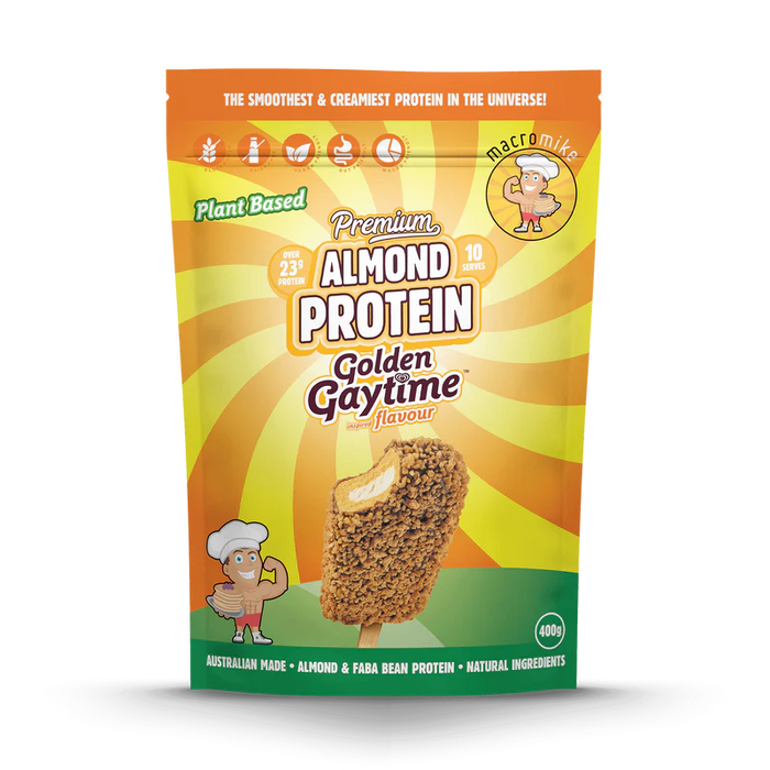 Macro Mike Premium Almond Protein Golden Gaytime 400g