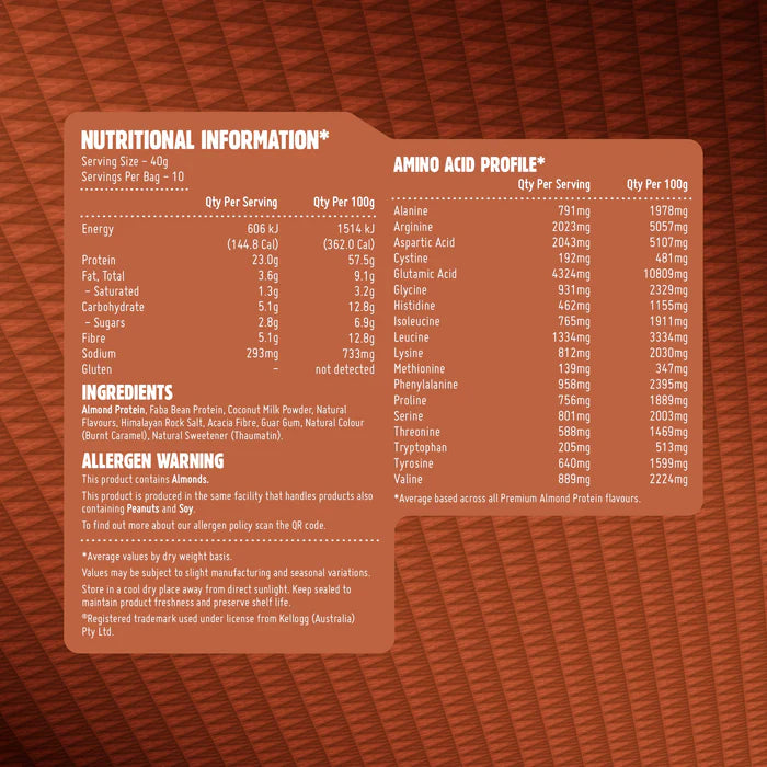 Macro Mike Kellogg's Premium Almond Protein Nutri-Grain Inspired 400g
