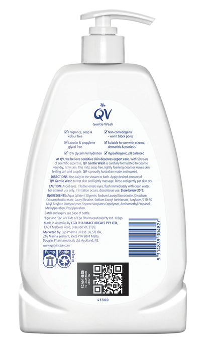 Ego QV Gentle Wash 1 Litre