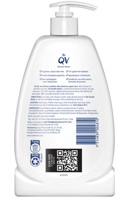 Ego QV Gentle Wash 500ml