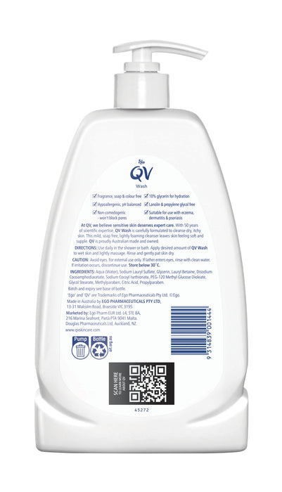 Ego QV Wash Refresh 1 Litre
