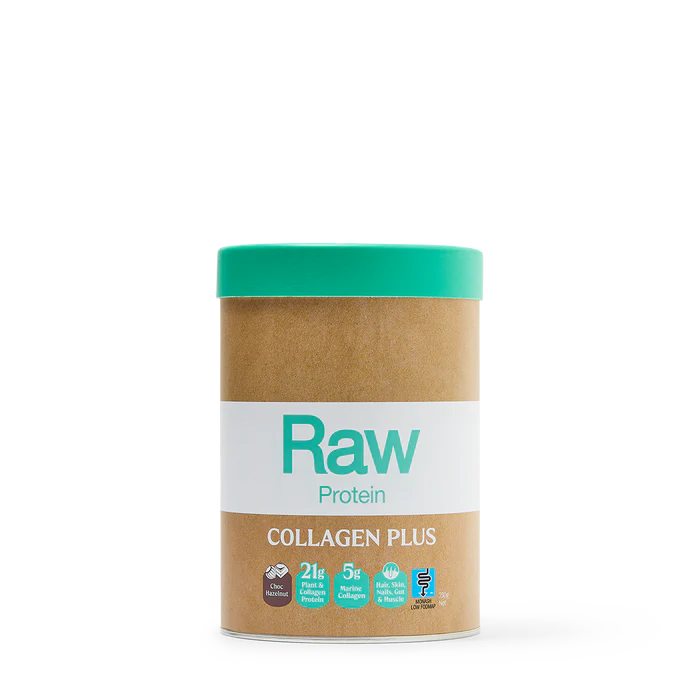 Amazonia Raw Protein Collagen Plus Choc Hazelnut 750g
