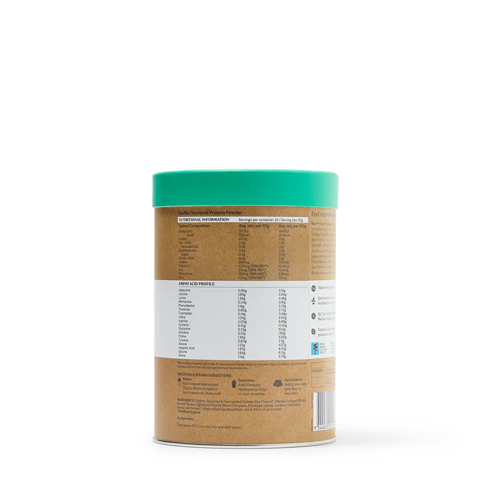 Amazonia Raw Protein Collagen Plus Vanilla Maple 750g