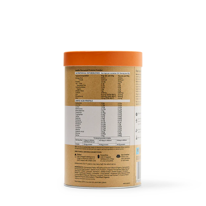 Amazonia Raw Gentle Digest Protein Vanilla.