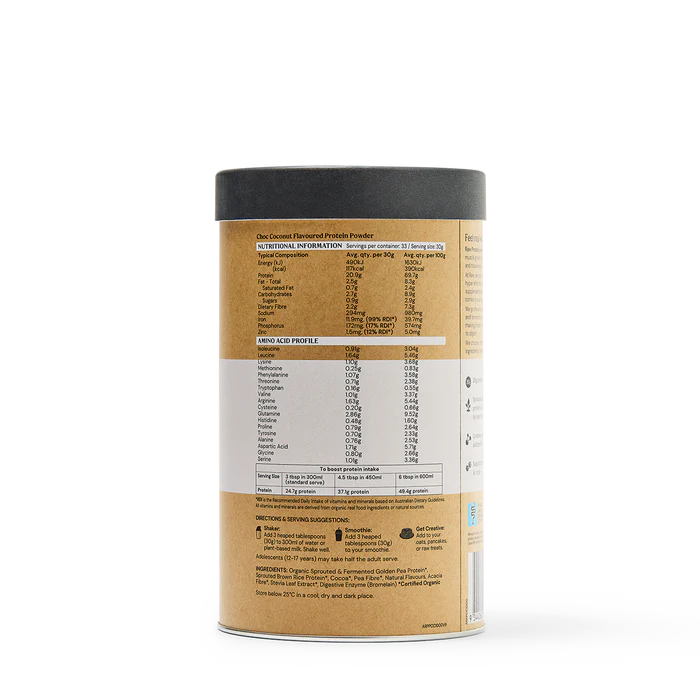 Amazonia Raw Protein Isolate Choc Coconut 1kg