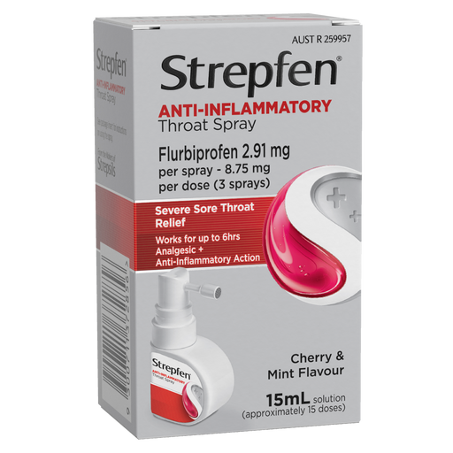 Strepfen Throat Spray Cherry & Mint 15ml.