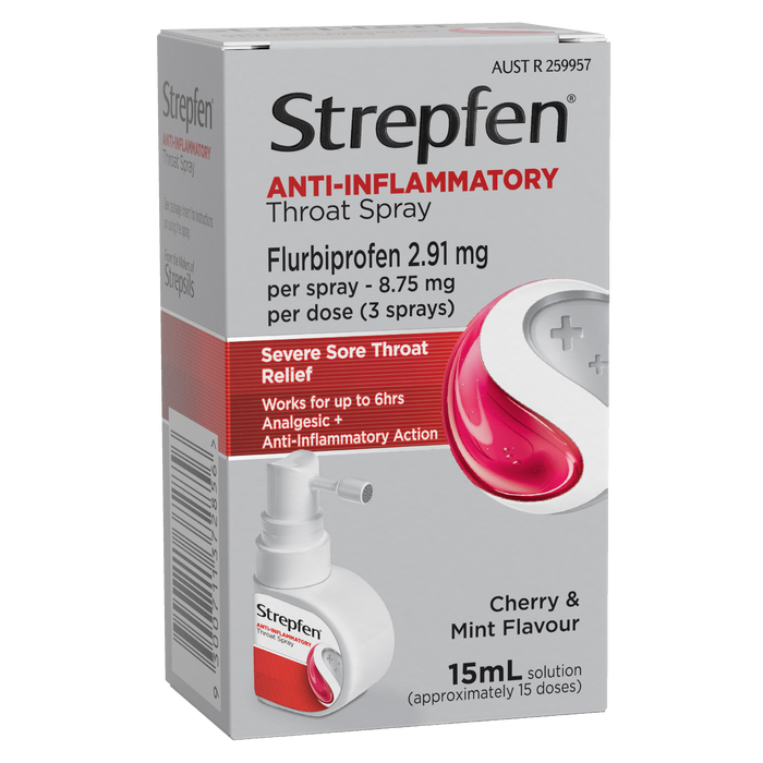 Strepfen Throat Spray Cherry & Mint 15ml.