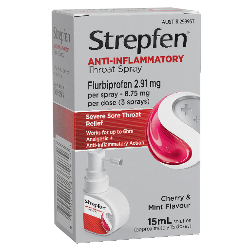 Strepfen Throat Spray Cherry & Mint 15ml.