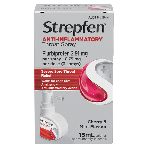 Strepfen Throat Spray Cherry & Mint 15ml.