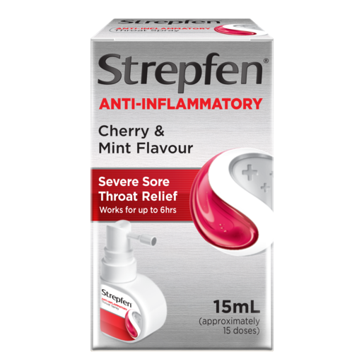 Strepfen Throat Spray Cherry & Mint 15ml.