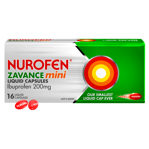 Nurofen Zavance Mini Liquid Capsules 16.