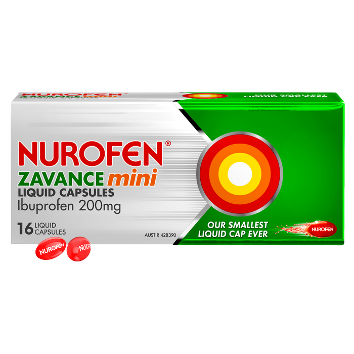 Nurofen Zavance Mini Liquid Capsules 16.