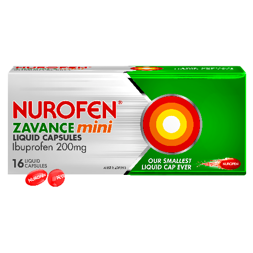 Nurofen Zavance Mini Liquid Capsules 16.