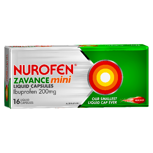 Nurofen Zavance Mini Liquid Capsules 16.