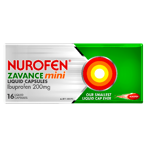 Nurofen Zavance Mini Liquid Capsules 16.