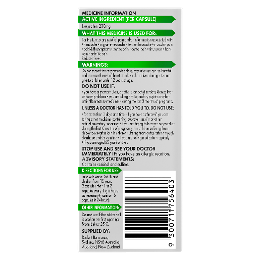Nurofen Zavance Mini Liquid Capsules 16.