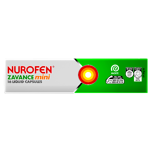 Nurofen Zavance Mini Liquid Capsules 16.