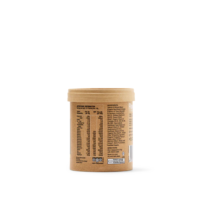 Amazonia Raw Organic Multivitamin Pineapple 100g
