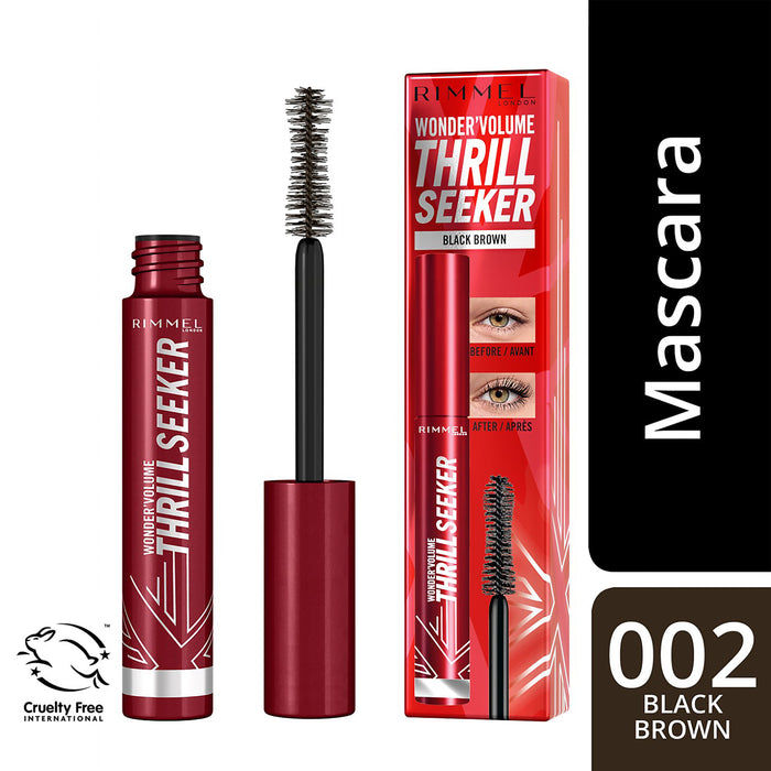 Rimmel Wonder'Volume Thrill Seeker Mascara Black Brown