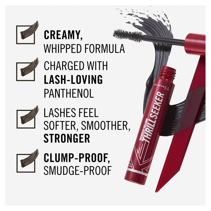 Rimmel Wonder'Volume Thrill Seeker Mascara Black Brown