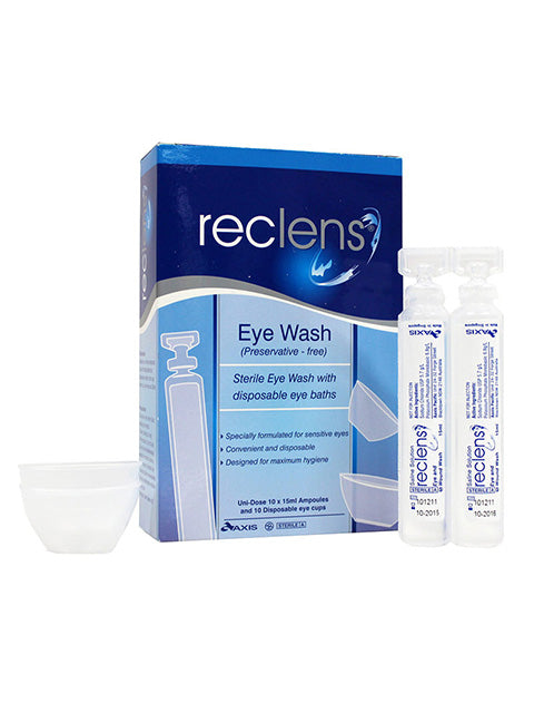 Reclens Eye Wash Disposable Bath - 9325334010367 — Giant Chemist ...