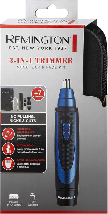 Remington 3-in-1 Face Nose & Ear Trimmer Kit
