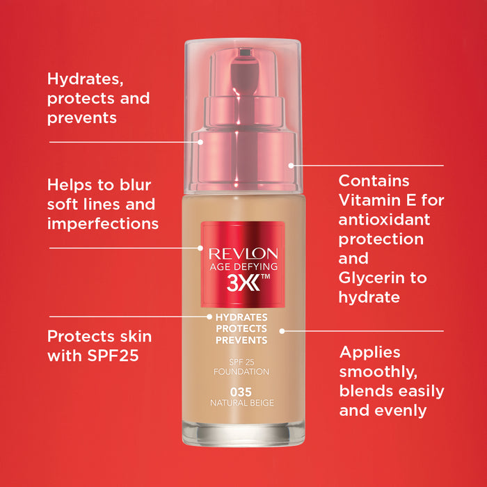 Revlon Age Defying 3x Foundation Cool Beige