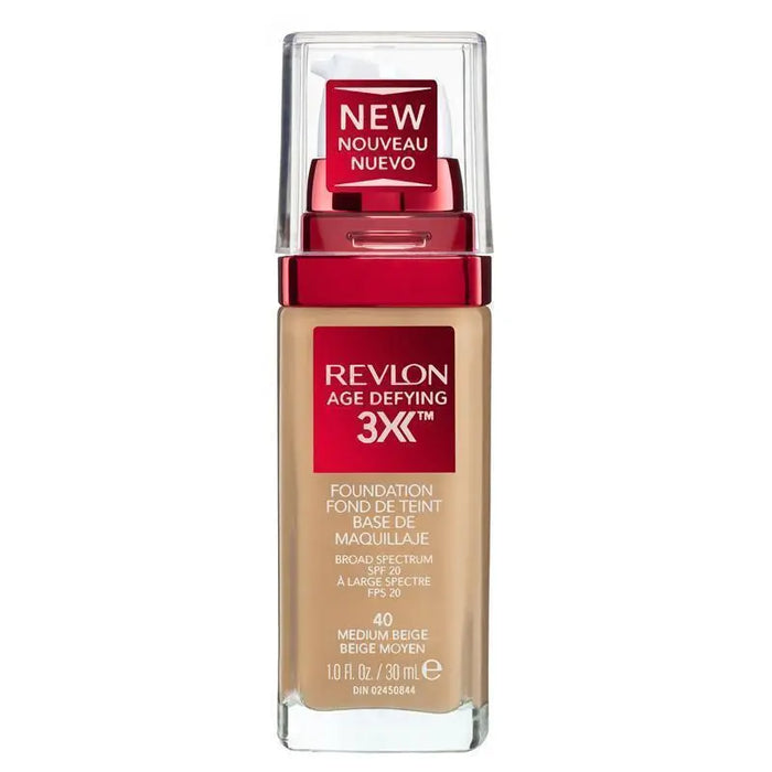 Revlon Age Defying 3x Foundation Medium Beige