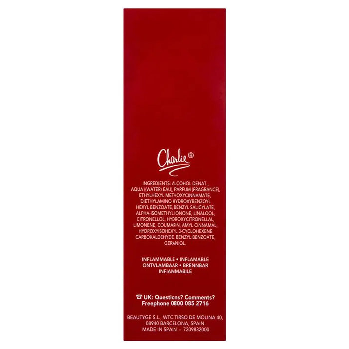 Revlon Charlie Red EDT Spray 100ml